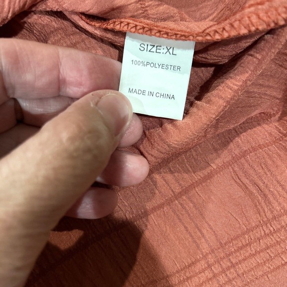 Women’s Button Up Shirt Long Sleeve Size XL Mauve Pink - Picture 4 of 4